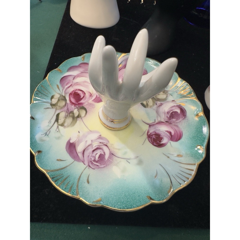 Jewelry Ring Display Hands Ceramic Porcelain Holder Lot Of 4 Mannequin - Picture 3 of 14